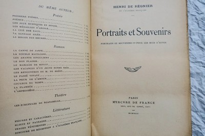 Régnier Portraits et souvenirs 1913 – Image 3
