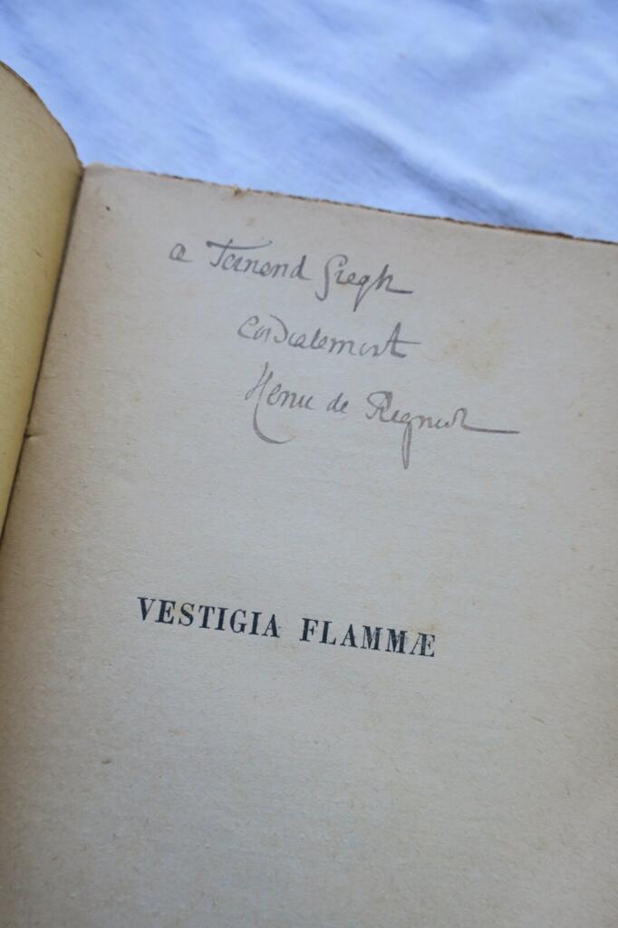 Traces of Flame – First Edition with Author's Inscription