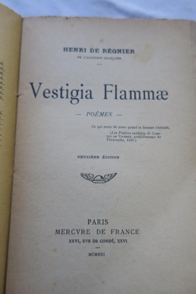 Traces of Flame – First Edition with Author's Inscription
