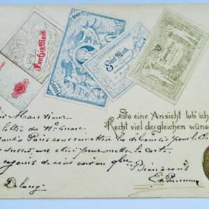 Reich MARK so eine ansicht lob'ich mir 1898
