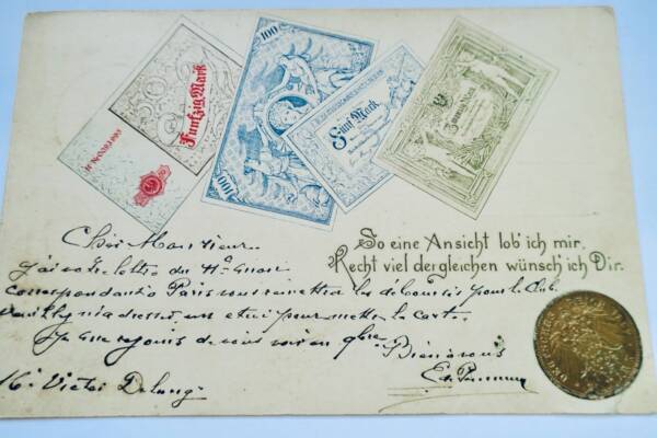 Reich MARK so eine ansicht lob'ich mir 1898