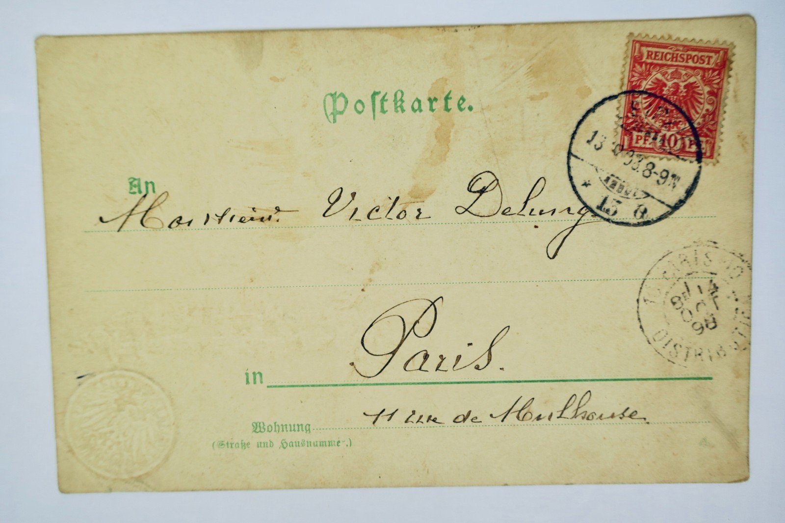 Reich MARK so eine ansicht lob'ich mir 1898 – Image 3