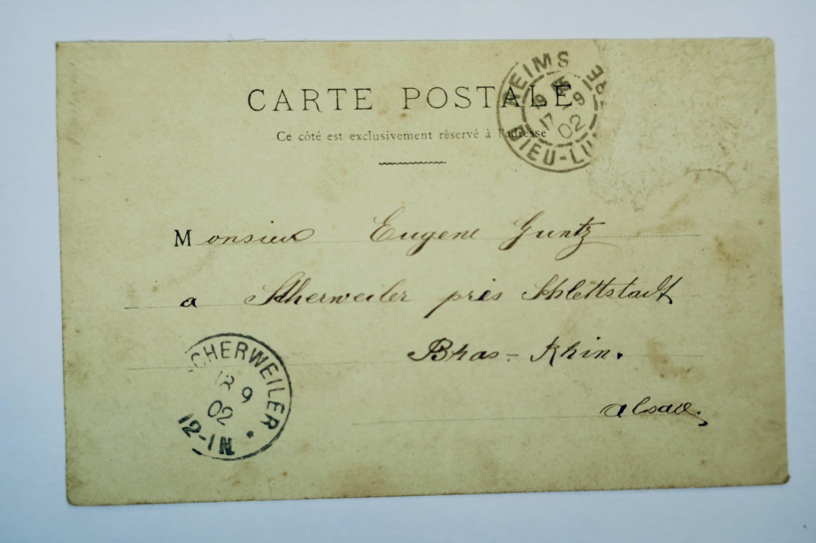 Reims place Drouet d’Erlon 1902 - La Librairie Antique