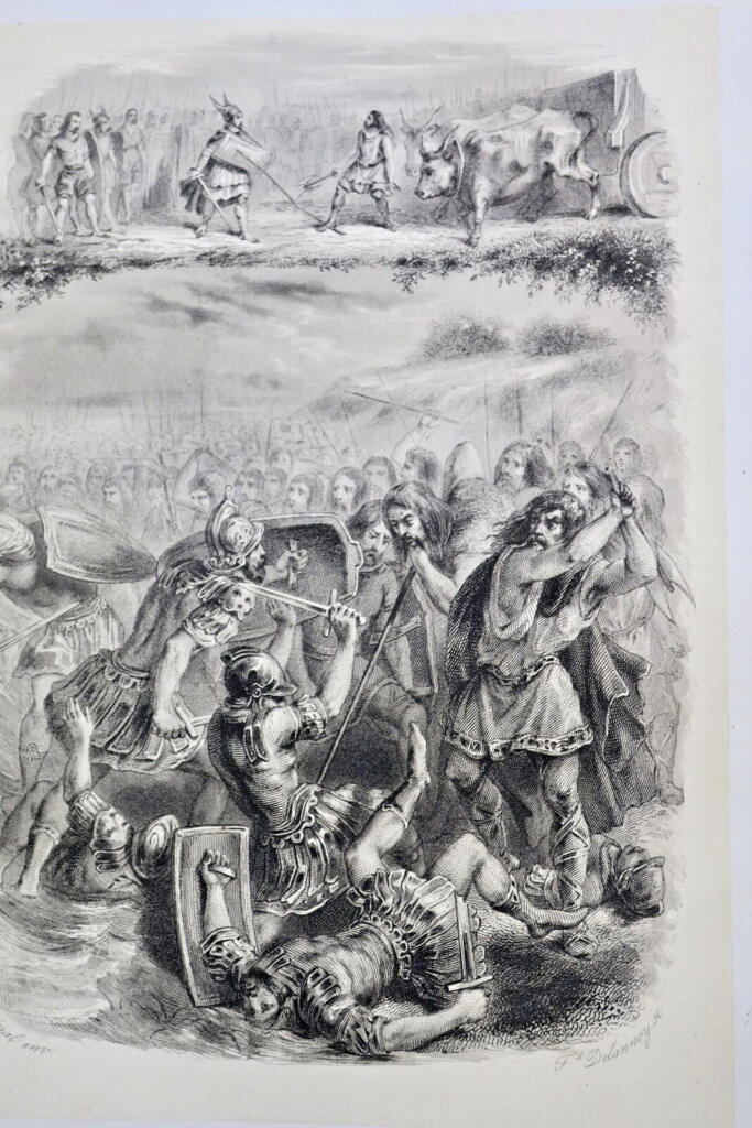 Einbände von LES MARTYRS mit Anmerkungen