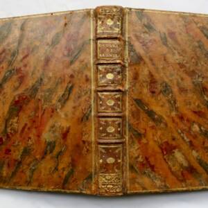Reliure Regnier Les satyres et autres oeuvres avec des remarques 1730