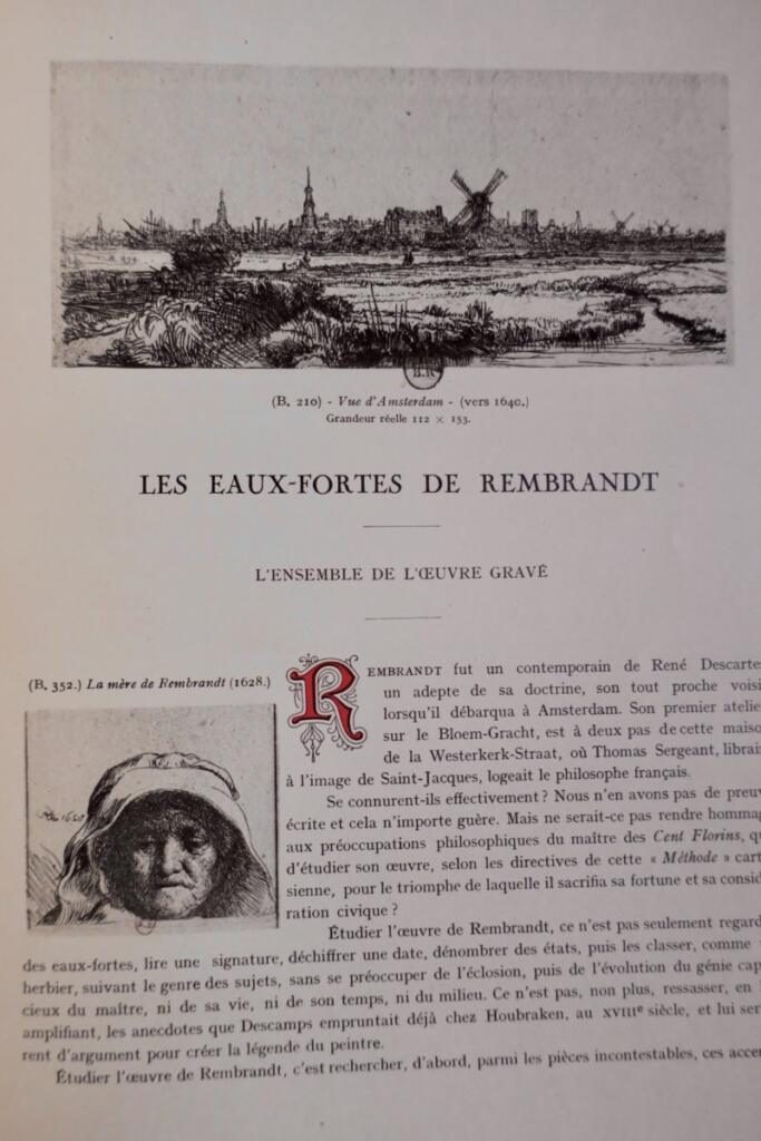 Rembrandt Les Eaux-Fortes de Rembrandt 1922