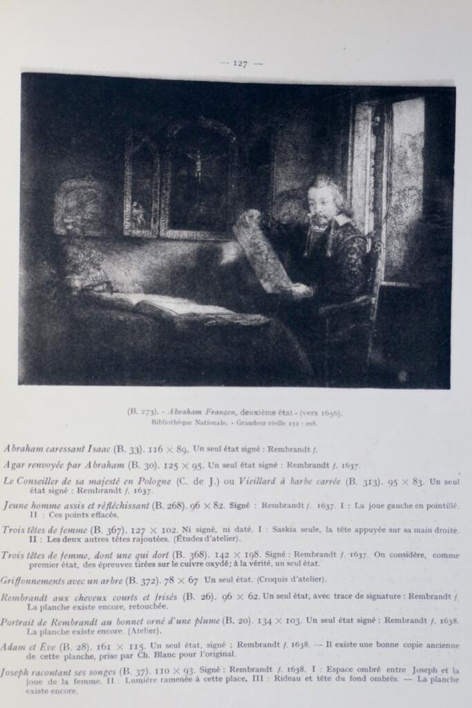 Rembrandt Les Eaux-Fortes de Rembrandt 1922