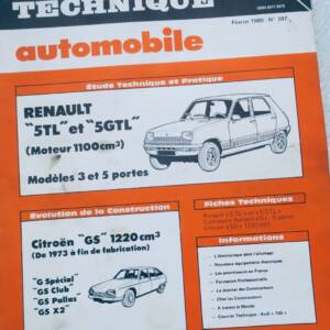 Renault "5TL" et "5GTL" et Citroën GS Etai, 1980