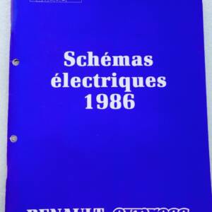 Renault schémas électriques EXPRESS 1986
