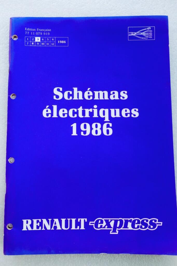 雷诺速运型电气原理图 1986年