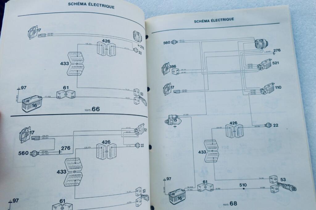 Elektrische Diagramme für Renault Express