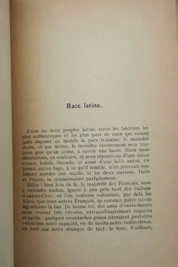 Response to Gabriele D'Annunzio