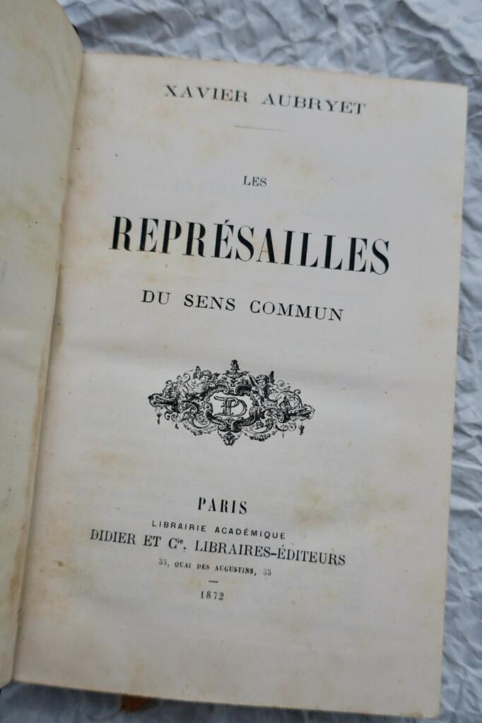 représailles du sens commun 1872