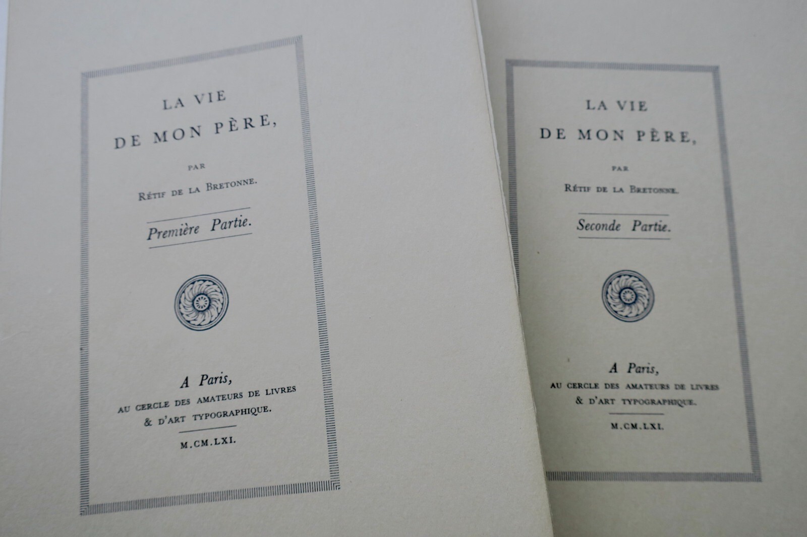 Leben des Vaters des Autors<span class="lla-card-orig-wrap"><span class="lla-card-orig">❦ RESTIF DE LA BRETONNE Vie de mon père ill- G. Barret</span></span> - La Librairie Antique