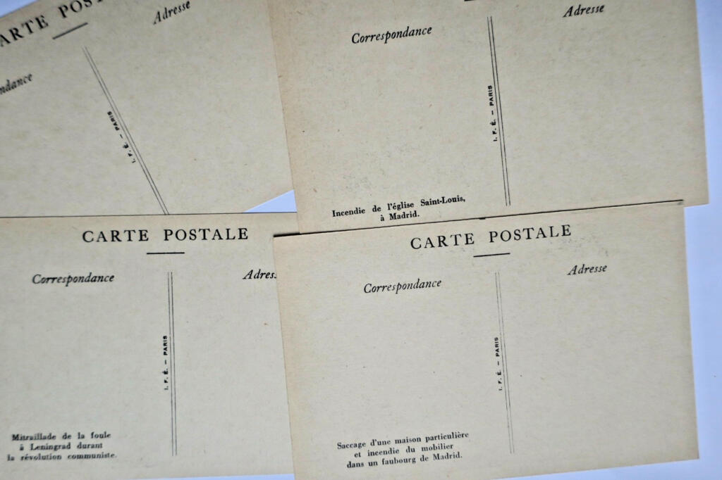 Popular Front Revolution in Spain - 5 Postcards