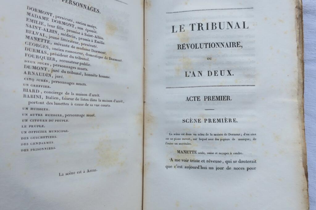Révolution DUCANCEL Esquisses dramatiques du Gouvernement Révolutionnaire