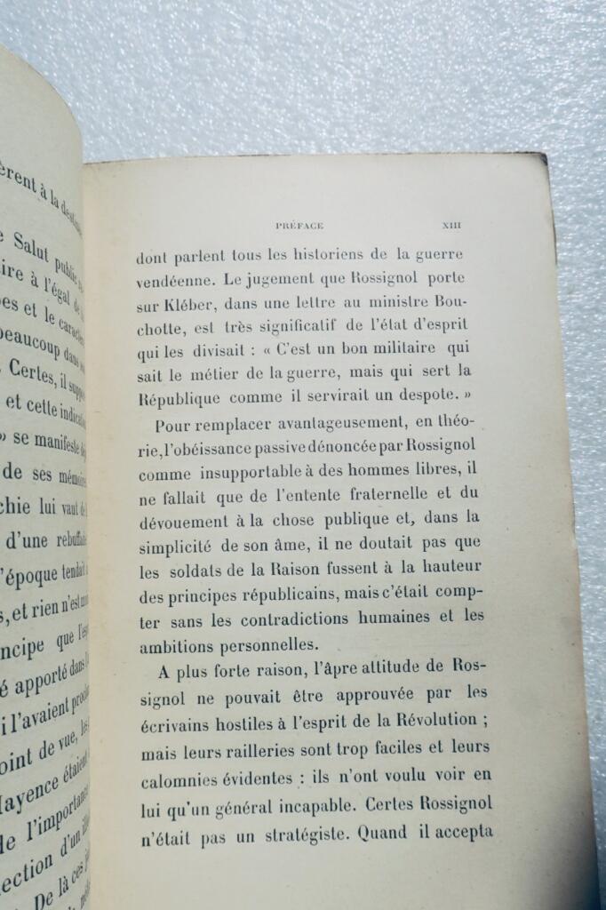 révolution La vie véritable du citoyen Jean Rossignol, vainqueur de la bastille