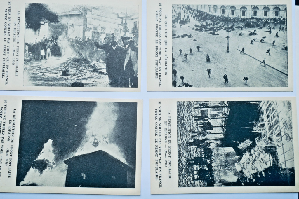 Spanish Popular Front Revolution - 5 Postcards