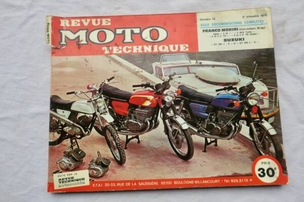 Revue Moto Technique ETAI FRANCO MORINI 49cc SUZUKI...