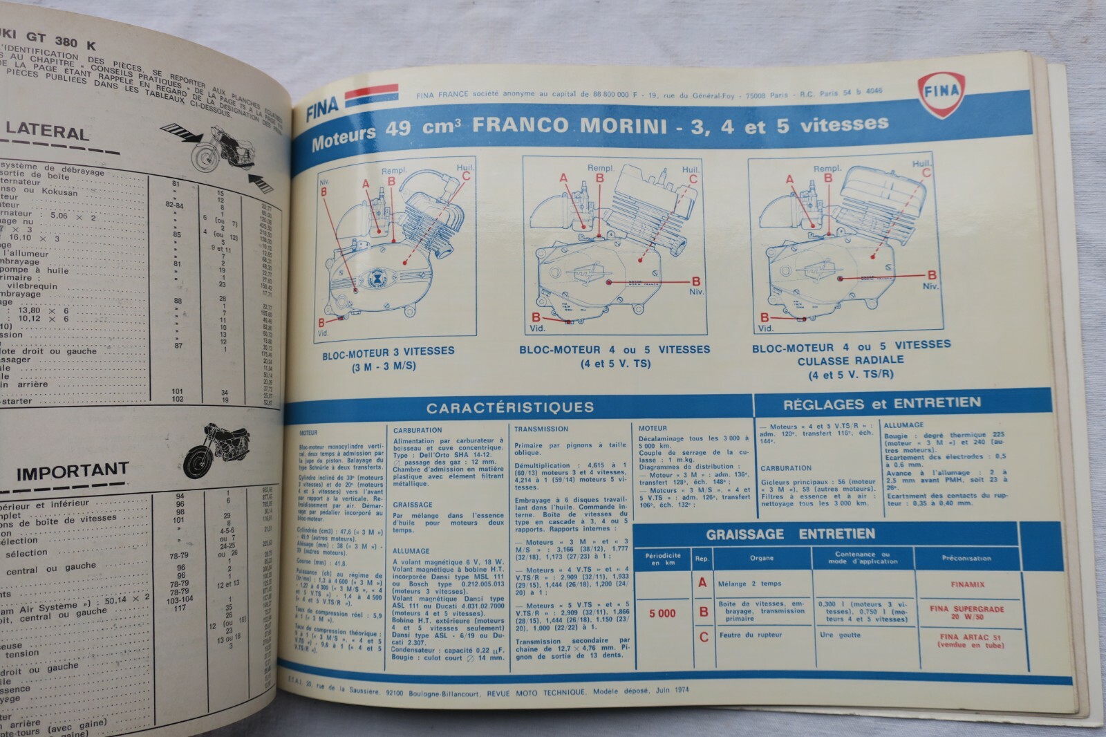 Revue Moto Technique ETAI FRANCO MORINI 49cc SUZUKI... – Image 2