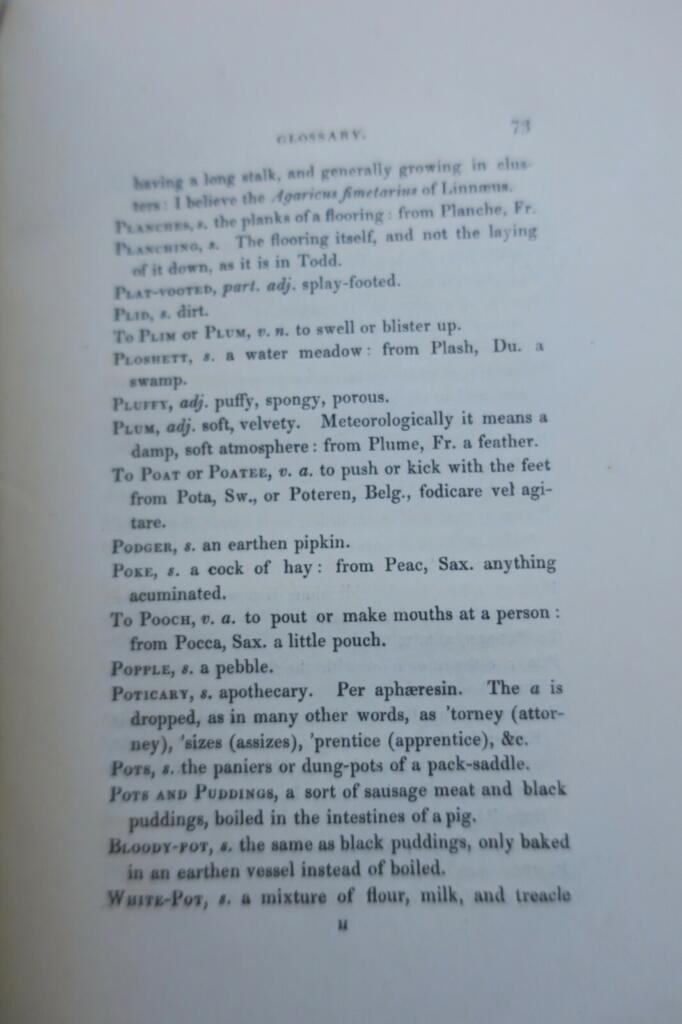 Devonshire dialect conversation with glossary