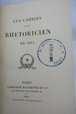 Rhetoric: Notebooks of a Rhetorician from 1815 – Image 15
