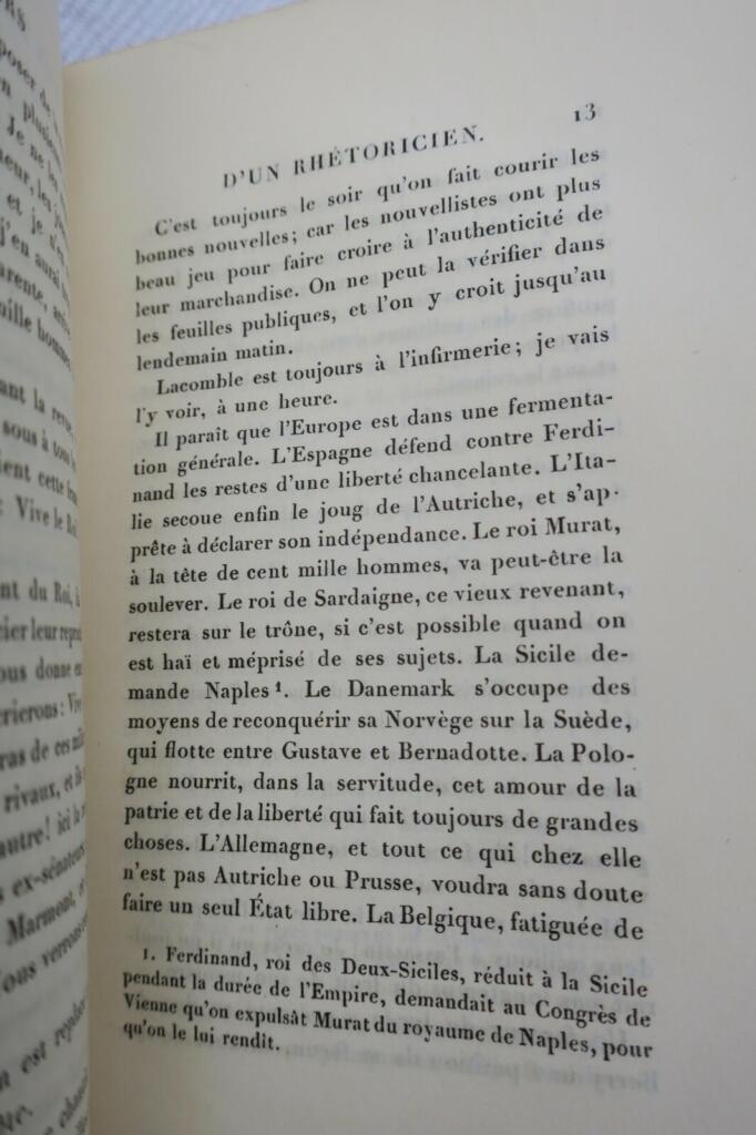 1815年修辞学家笔记