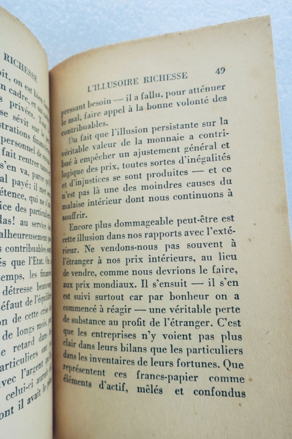 riche Homberg O. L&rsquo;illusoire richesse 1927