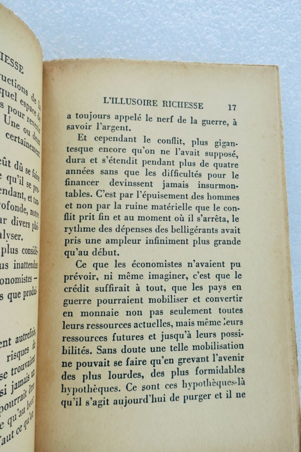 riche Homberg O. L&rsquo;illusoire richesse 1927