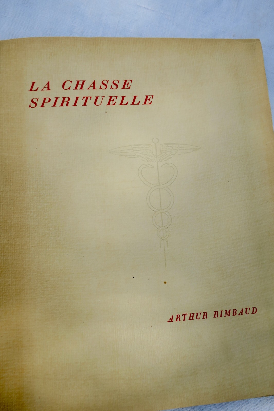 Spiritual Quest of RIMBAUD<span class="lla-card-orig-wrap"><span class="lla-card-orig">❦ RIMBAUD (Arthur) La chasse spirituelle</span></span> - La Librairie Antique