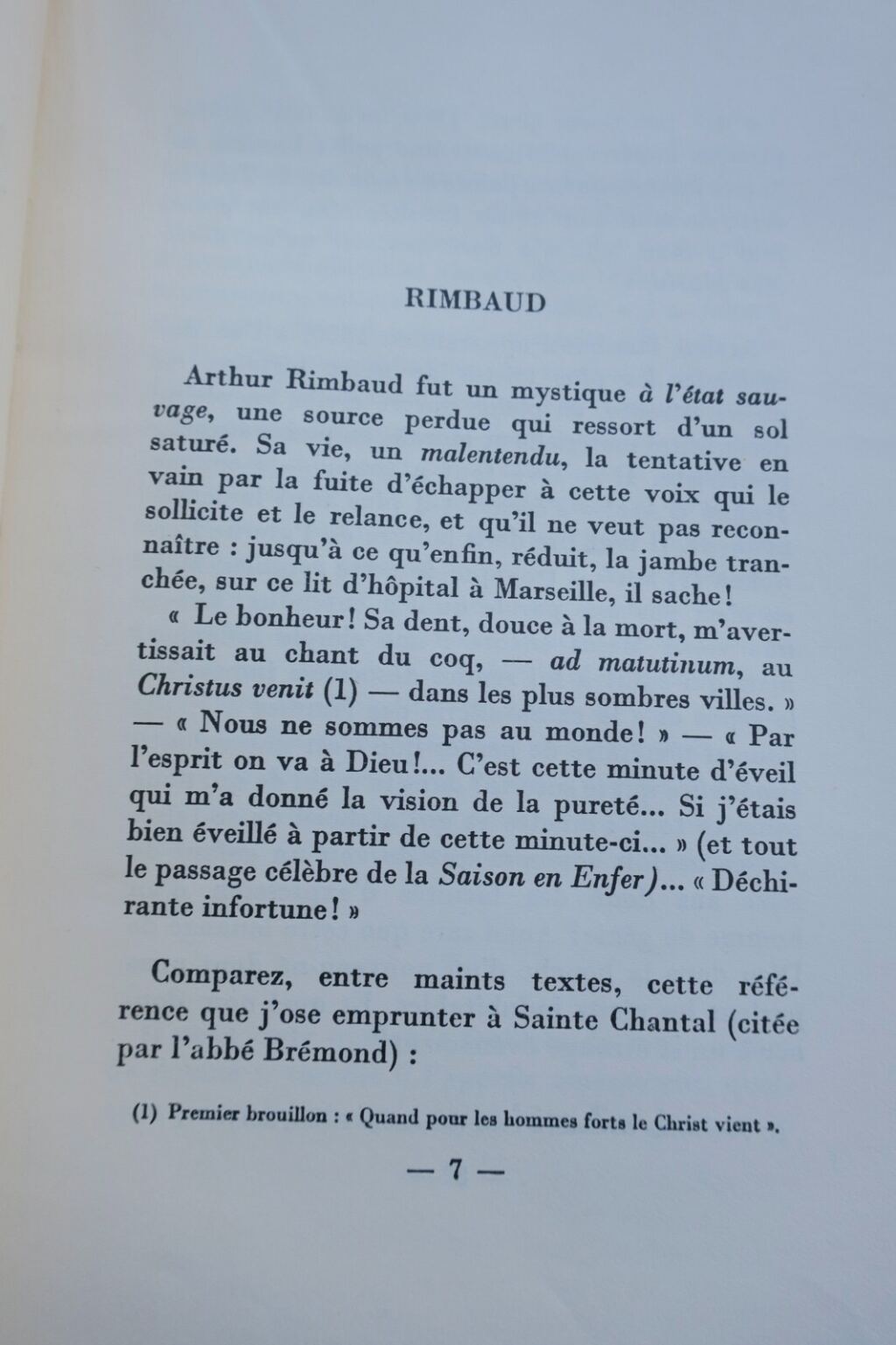 Rimbaud Arthur Oeuvres de Arthur Rimbaud – Vers et proses 1949 Claudel