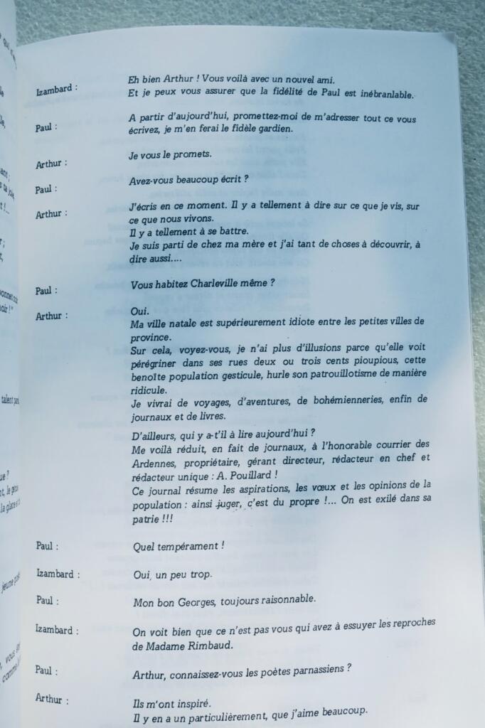Rimbaud LE DORMEUR DU VAL (Michel Reynaud) 1990