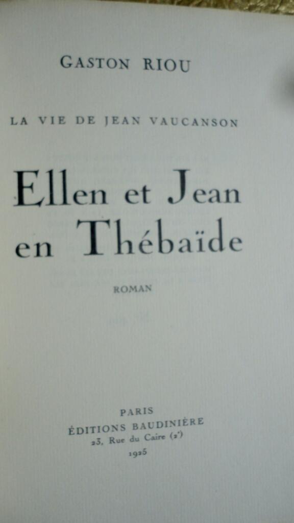 The Life of Jean Vaucanson - Novel