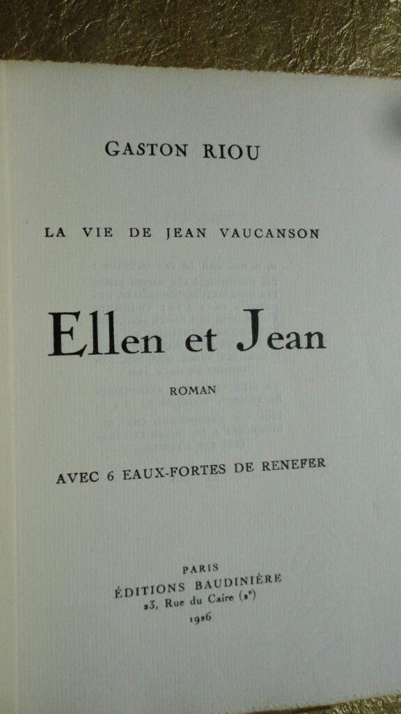 The Life of Jean Vaucanson - Novel