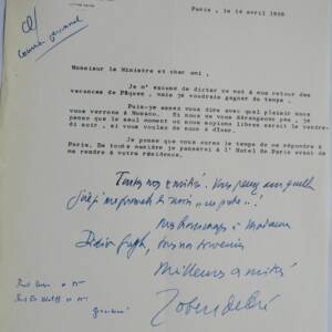Robert Debré 2 lettres