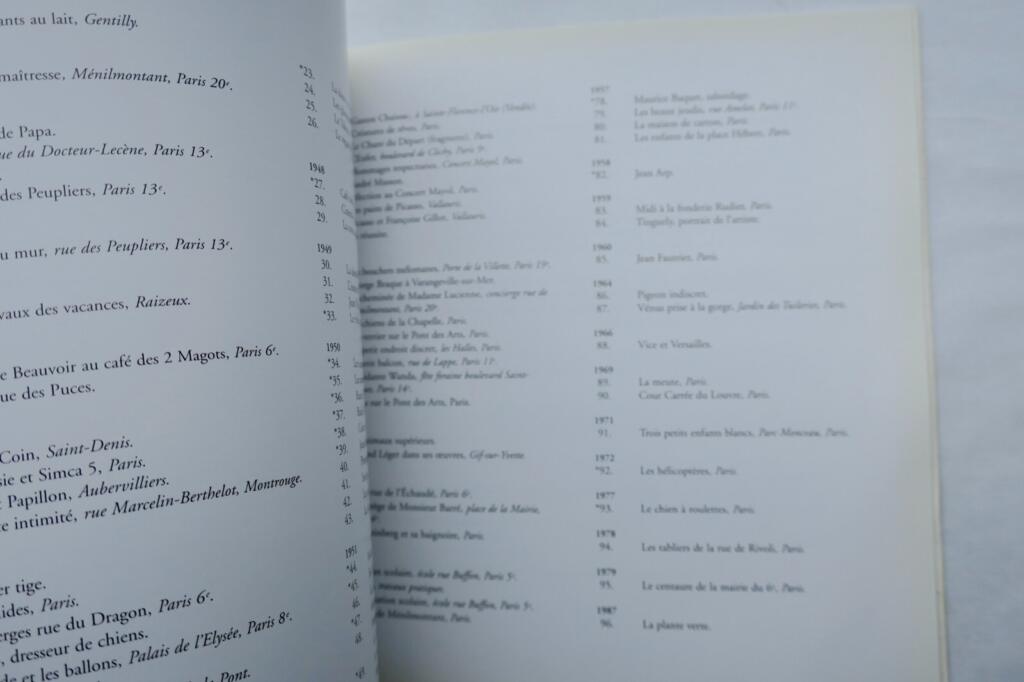 罗贝尔·多瓦诺展览目录 2000-2001
