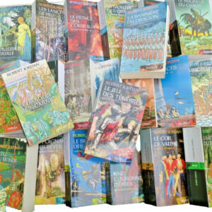 ROBERT JORDAN intégrale ROUE DU TEMPS tomes 1 à 22 + P. Grimbert secret de JI...