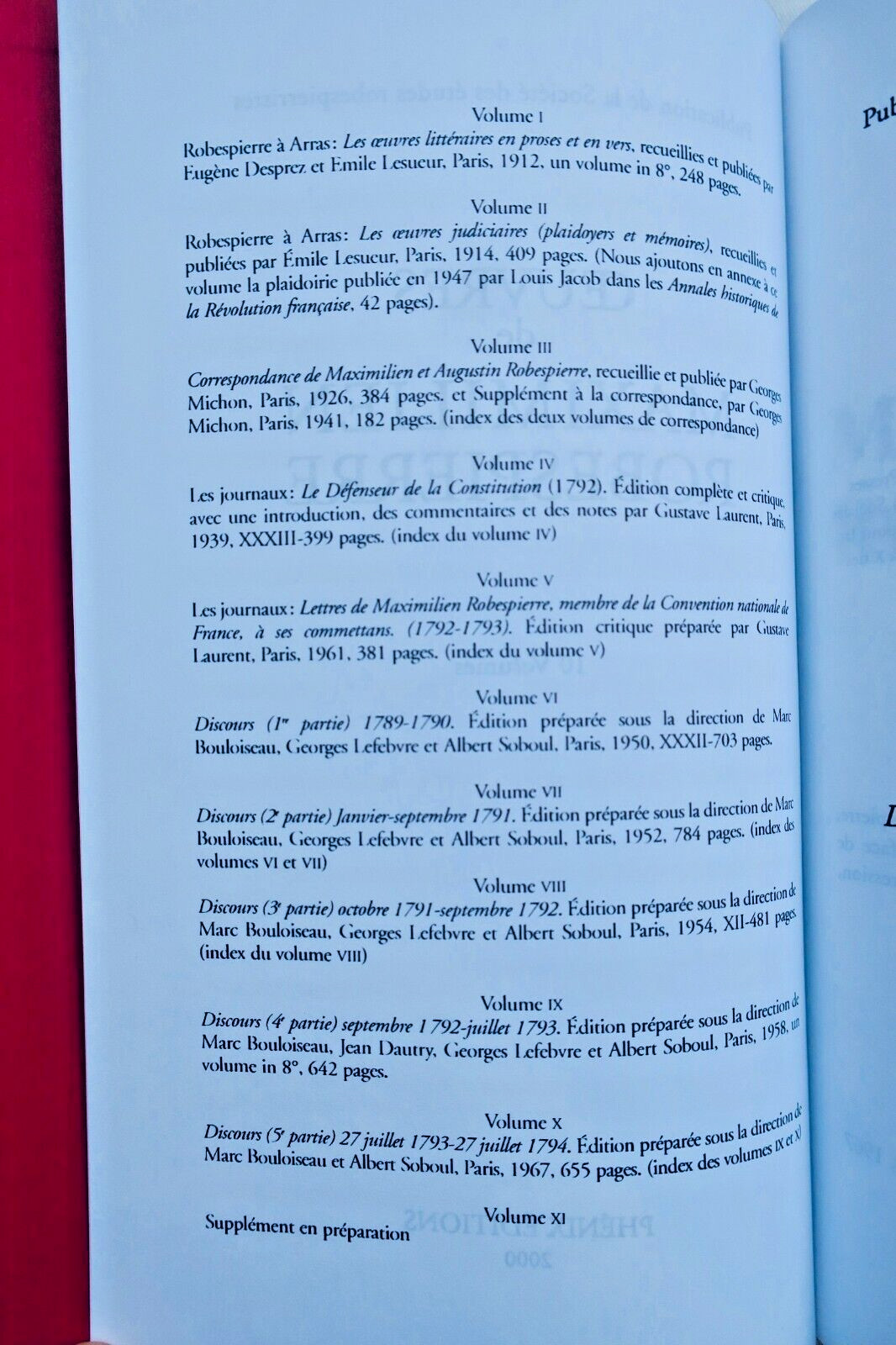 Robespierre Oeuvres de Maximilien Robespierre REVOLUTION - Image 12