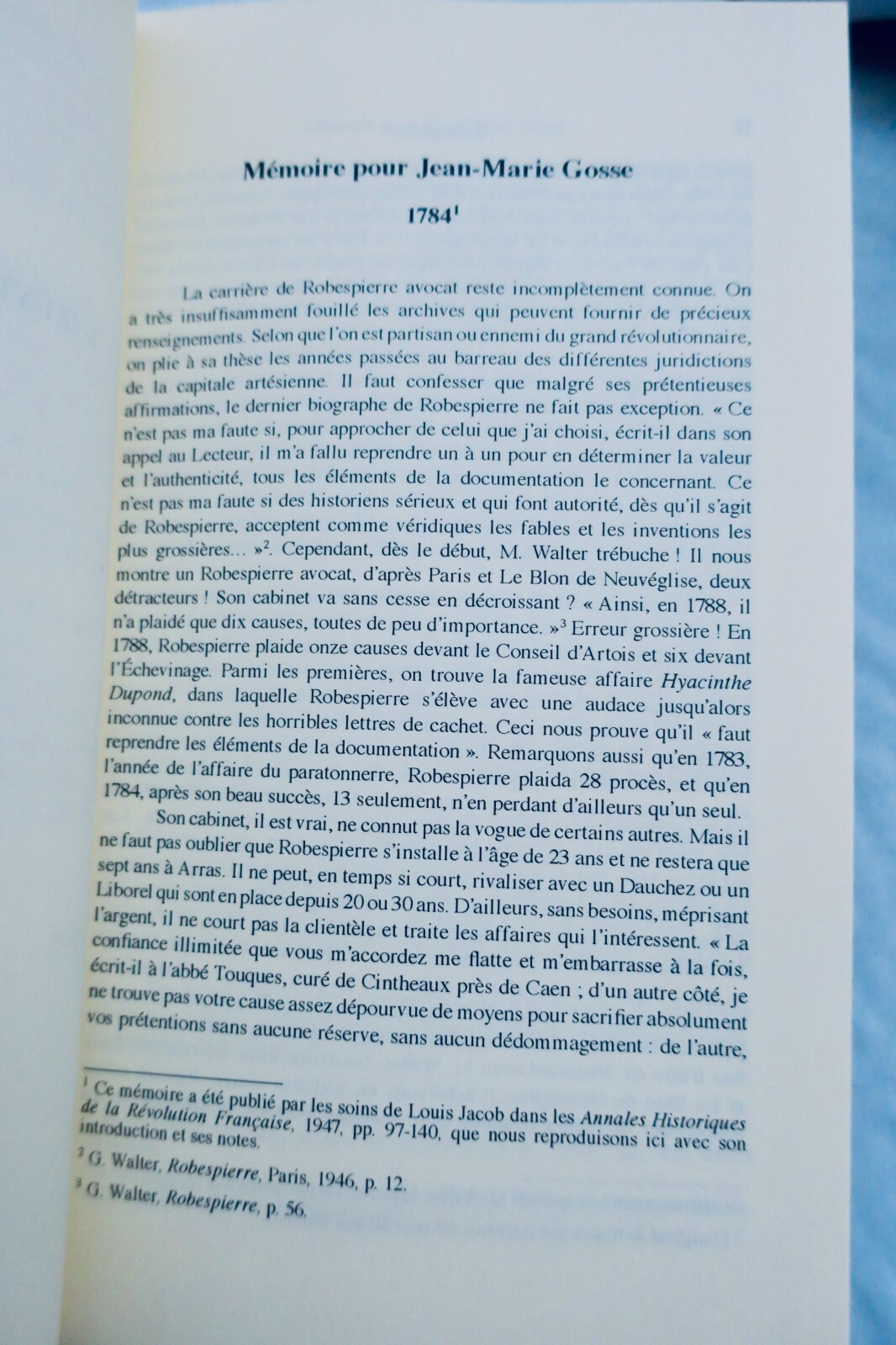 Robespierre Oeuvres de Maximilien Robespierre REVOLUTION - La Librairie Antique