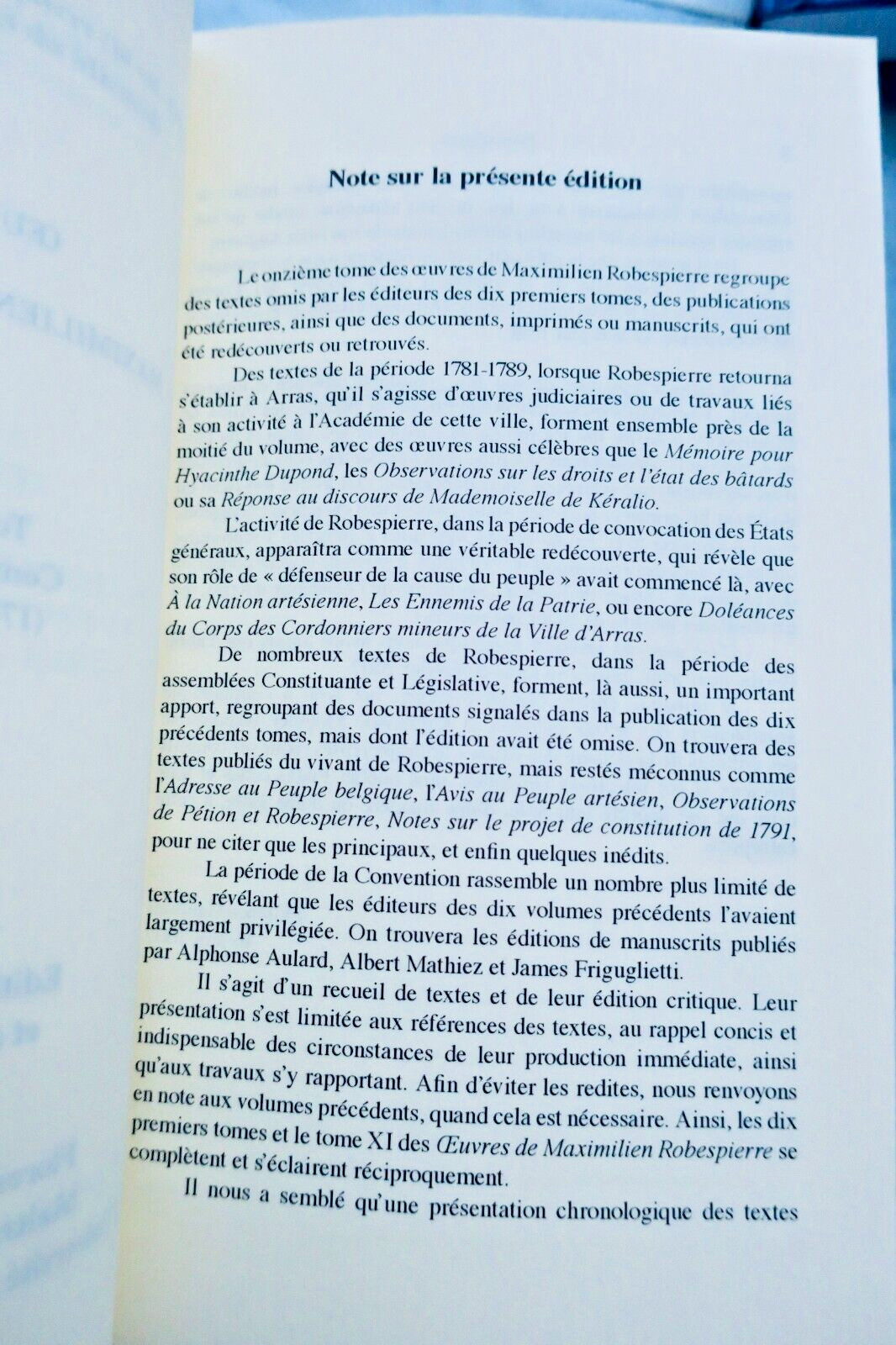 Robespierre Oeuvres de Maximilien Robespierre REVOLUTION - Image 3