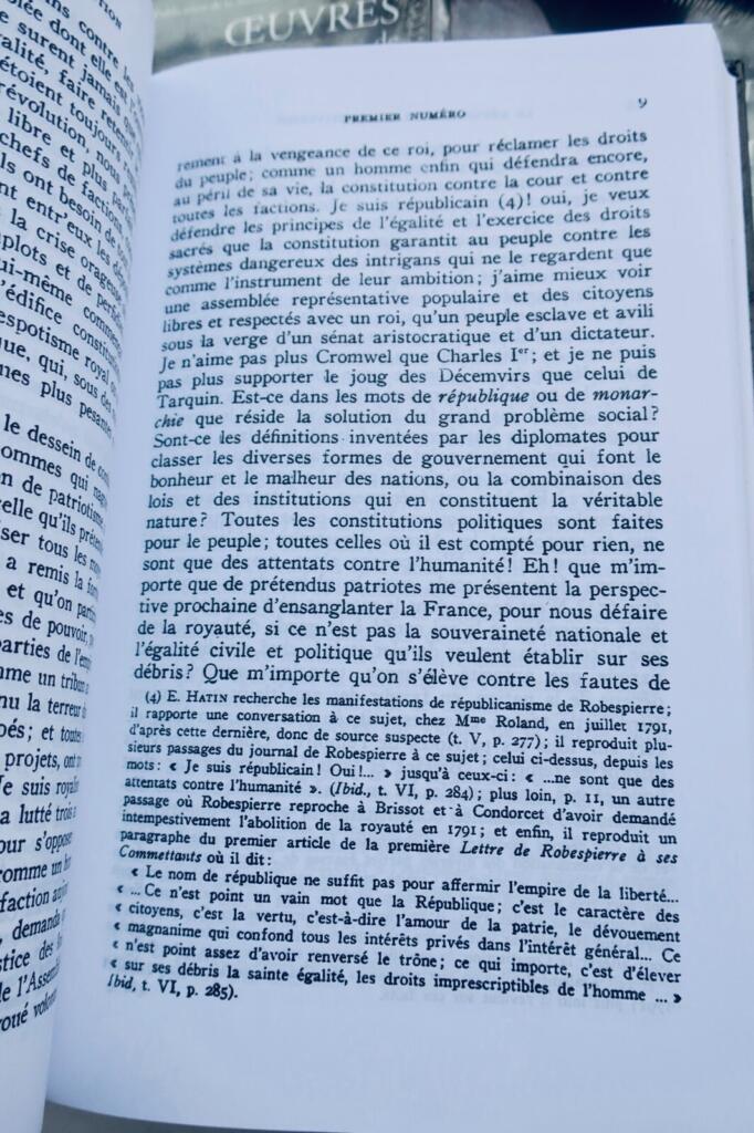 Gesammelte Werke von Robespierre