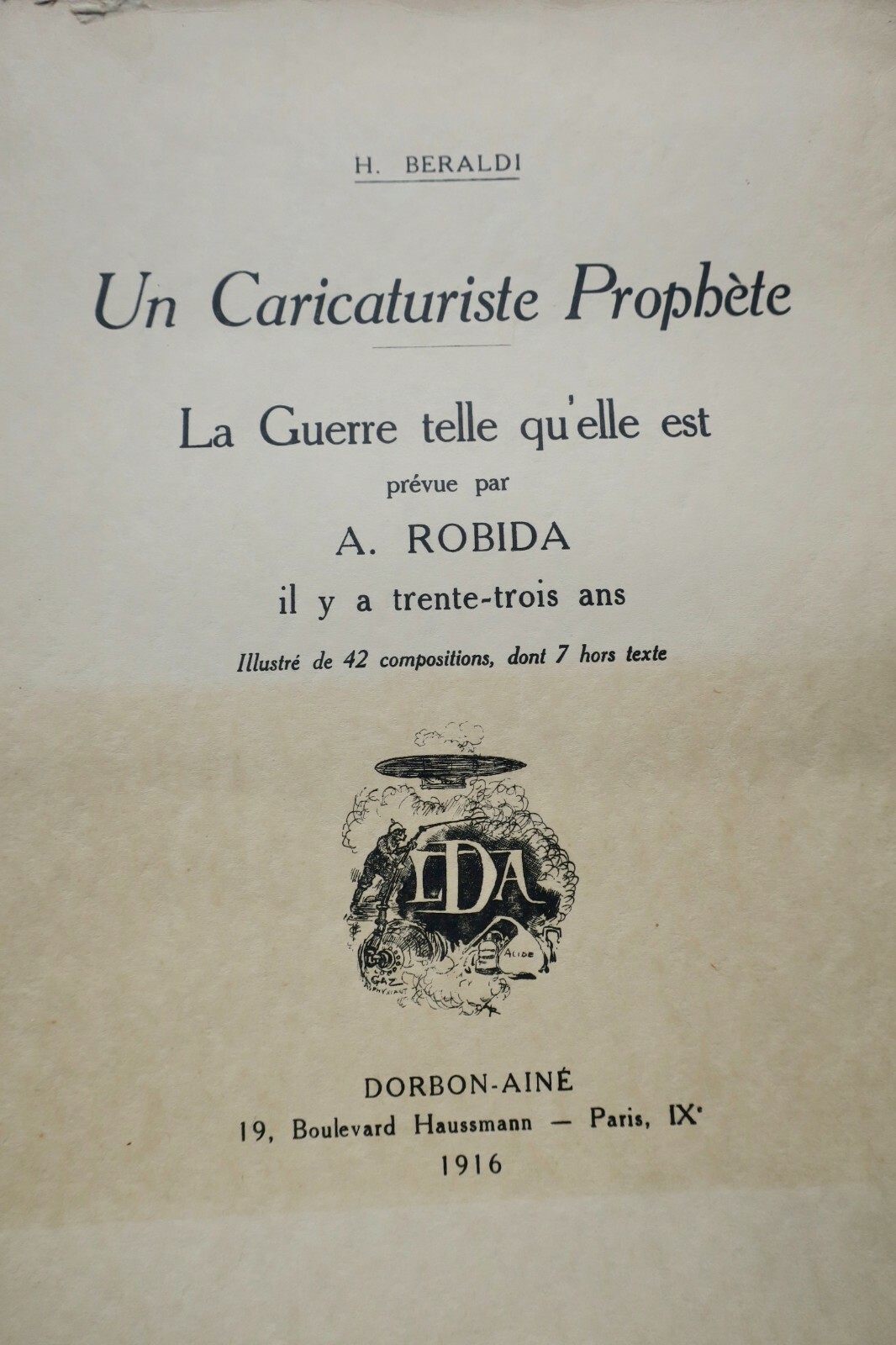 战争的预言性漫画<span class="lla-card-orig-wrap"><span class="lla-card-orig">❦ ROBIDA BERALDI UN CARICATURISTE PROPHETE, La Guerre telle qu’elle est prévue</span></span> - La Librairie Antique