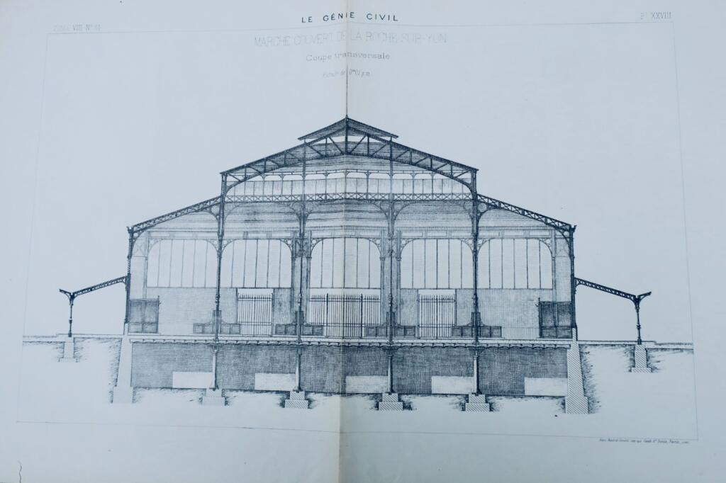Überdachter Markt Bauingenieurwesen