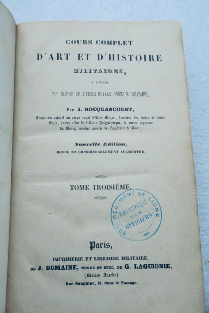 Elementary Course in Military Art and History