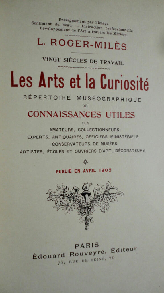 Museographic directory for arts and curiosities collectors