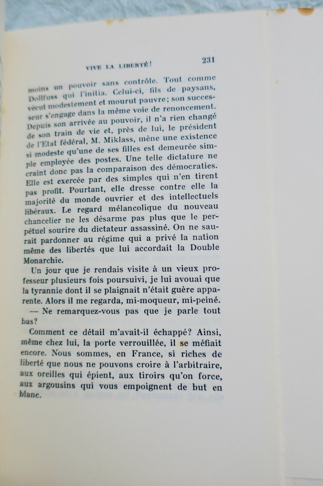 Roland DORGELES : Vive la liberté ! 1937 EO - La Librairie Antique