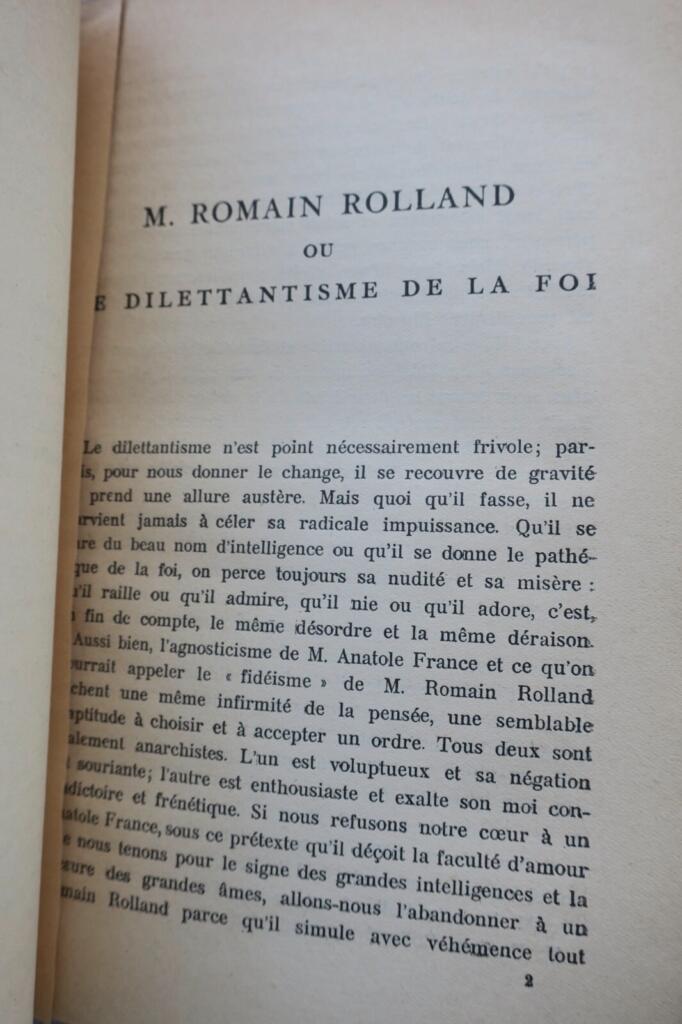 Critical essay on Rolland's patriotic stance