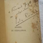 ROMAINS (Jules), Manuel de déification + dédicace - La Librairie Antique