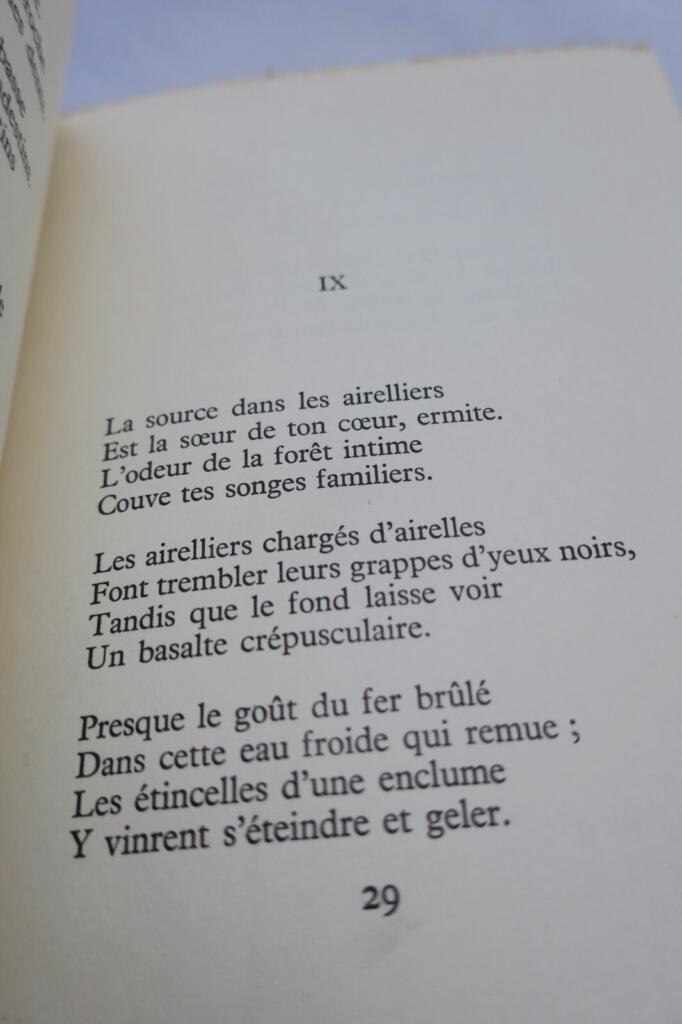 Poetry collections with author inscription