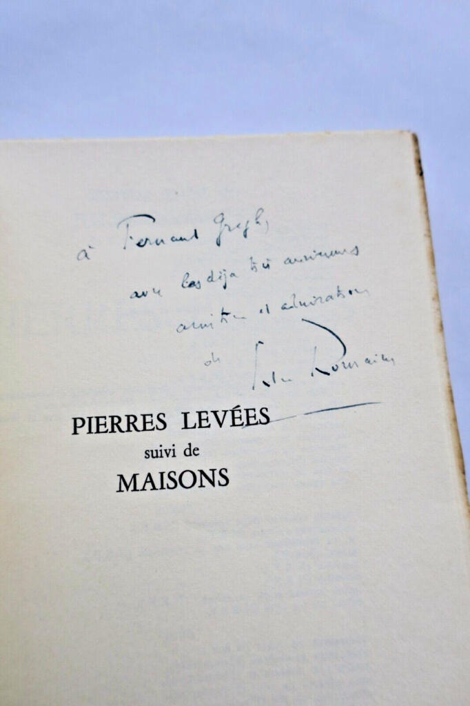 Poetry collections with author inscription